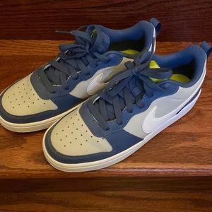 Nike Blue/Gray/White Shoes - Size 6Y boys